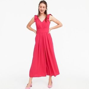 Pink J Crew Jumpsuit